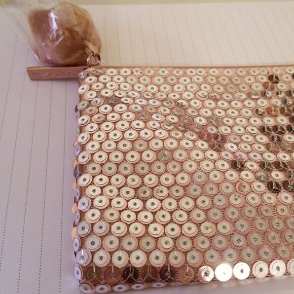 Mac gold sequin makeup bag - Picture 3 of 5